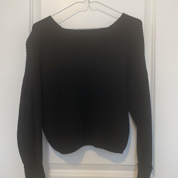 Very good quality knit oversized cropped sweater - Picture 3 of 4